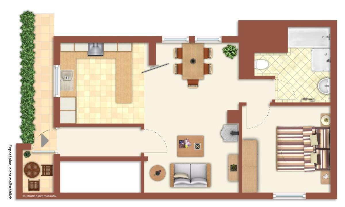 Apartament Haus Buett Rostock Zewnętrze zdjęcie